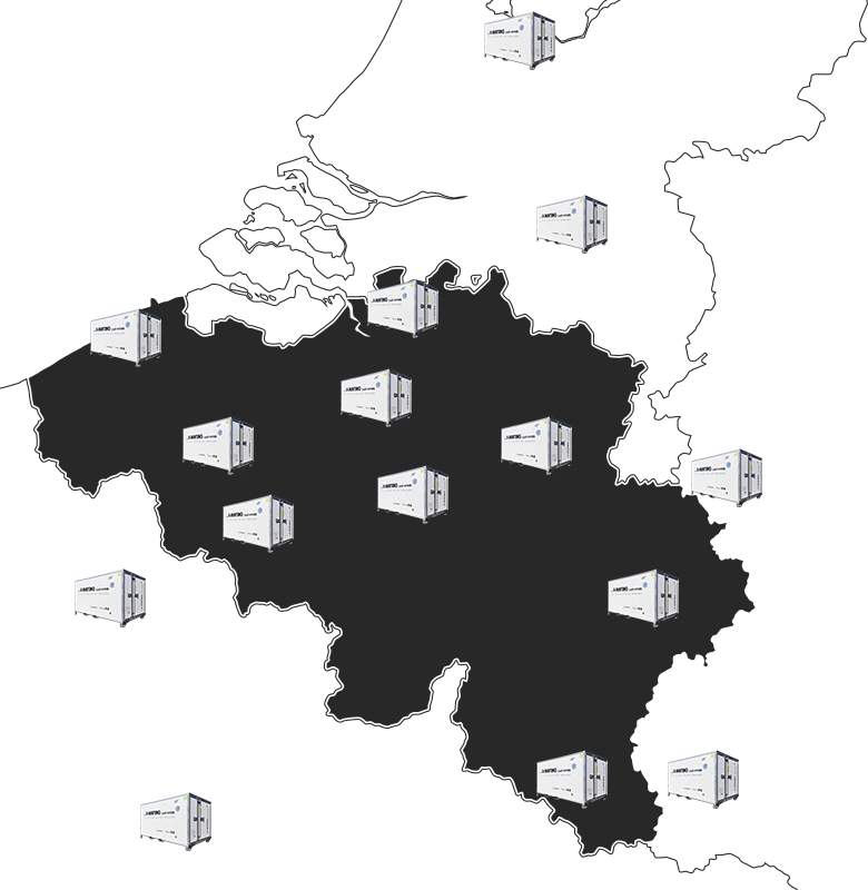 A-renting leveringsregio Benelux